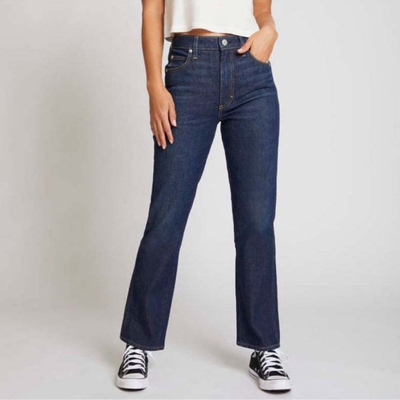 Amo Chloe Crop High Rise Denim Jeans - Picture 9 of 10